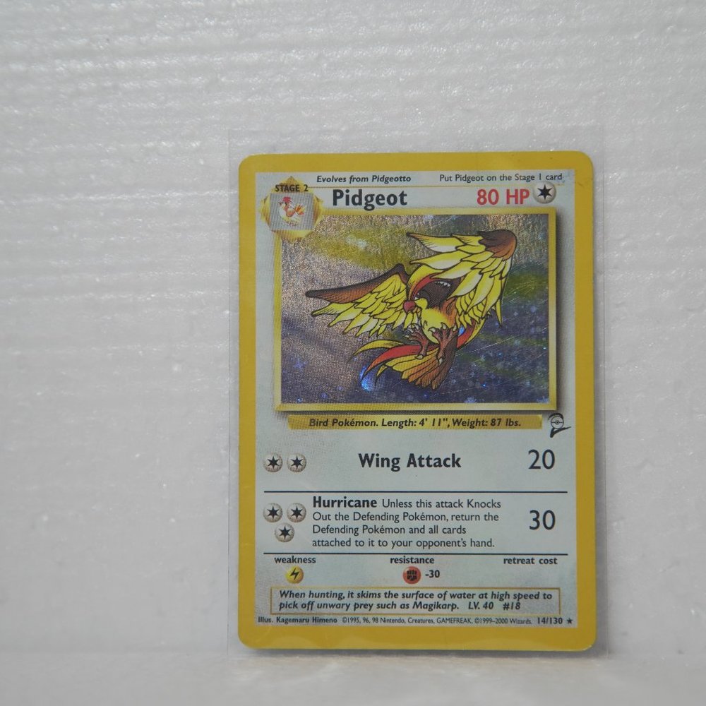 Pidgeot 14/108 Base Set Holo